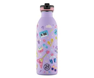 24Bottles Kids Urban Bottiglia per bere viola