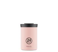 24Bottles Travel Tumbler - Tazza Termica Caffe, Te, Bevande Acciaio Inox 350ml, Termos Caffè 100% Ermetico, Thermos 6hHot/24hCold, Borraccia Termica Mug Ecologica Design Italiano, Stone Dusty Pink NEW