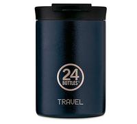 24Bottles Tumbler da viaggio in acciaio inox, colore blu scuro, 350 ml, dimensioni: 8 x 8 x 12,5 cm, 416
