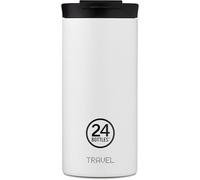 24BOTTLES Travel Tumbler- Tazza Termica Caffe, Te, Bevande Acciaio Inox da Viaggio 600ml, Termos Caffè 100% Ermetico, Thermos 6hHot/24hCold, Borraccia Termica Mug Ecologica Design Italiano, Ice White