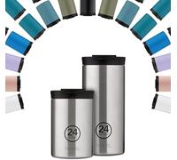 24BOTTLES Travel Tumbler - Tazza Termica da Viaggio, Caffe, Te, Bevande Acciaio Inox, 600 ml, Termos Caffè 100% Ermetico, 6hHot/24hCold, Borraccia Termica Mug, Design Italiano, Lush