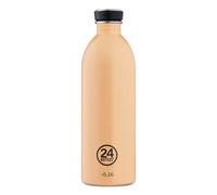 24Bottles Urban - Borraccia da 1 l, 100% coperchio sigillato, borraccia ecologica in acciaio inox, borraccia sportiva ultraleggera (non termica), design italiano, colore: arancione