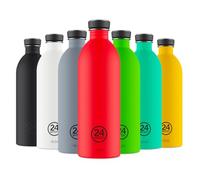 24Bottles Urban Bottle - Borraccia 1 Litro Acciaio Inox, Bottiglia con Tappo 100% Ermetico Ultraleggera, Borraccia Palestra senza BPA, Borracce Ecologiche Design Italiano [NON Termica], Hot Red