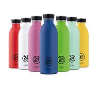 24BOTTLES Urban Bottle - Borraccia 250 ml Acciaio Inox, Bottiglia con Tappo 100% Ermetico Ultraleggera, Borraccia Palestra senza BPA, Borracce Ecologiche Design Italiano [NON Termica], Gold Blue