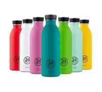 24BOTTLES Urban Bottle - Borraccia 500 ml Acciaio Inox, Bottiglia con Tappo 100% Ermetico Ultraleggera, Borraccia Palestra senza BPA, Borracce Ecologiche Design Italiano [NON Termica], Atlantic Bay