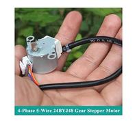 24BYJ48 24MM 4-Phase 5-Wire Gear Stepper electronic starter DC 12V Gear Reduction Stepping Step electronic starter DIY Air-conditioning Monitor NWPNLXEA