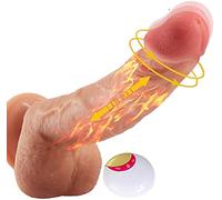 - 24Cm Gr Sśo Ìd Vîbra Te D Nne Réalî Tic Gr Nde Îbrat Ri D Nna Sêśso P Ńto Gra De e Lừ Go, Elét Ri O F Lló R Alîśtic con Vênê Xxl T Lec Mando a Dîst Nza S