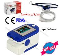 24Hours SPO2 Recorder, Blood OXYGEN Heart Pulse Rate Monitor, PC Software