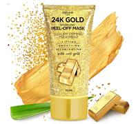 24K Gold Luxury Sparkling Firming Peel Off Mask By Azure â€" Removes Blackheads, Dirt & Oils | Firms & Moisturizes | Reduces Wrinkles, Fine Lines & Acne Scar | -150ml