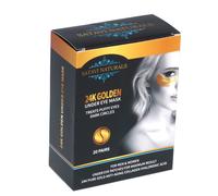 24k oro sotto la maschera per gli occhi patch per cerchi scuri e trattamento per occhi gonfi - 20 coppie idratante acido ialuronico anti -invecchiame