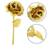 24K / Placcato Oro Lamina Rosa Fiore Artificiale / for Valentine Mother Day