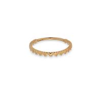 24Kae Anello con cuori - Argento sterling 925 placcato oro giallo 12418Y | Donne | oro