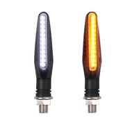 24Led Motorcycle LED Turn Signal Lights White Red Amber Flowing Indicators Front Rear Light Flasher Blinker For Honda For Yamaha,Indicatore