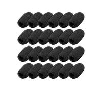 24Pack Mini Foam Windscreen Lapel Headset Microphone Sponge Mini Foam Cover Protection for Lavalier
