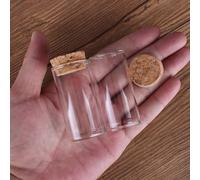 24pcs 25ml 30 60mm Tubo Con Sughero Stopper Spice Bottiglie Contenitore Fiala