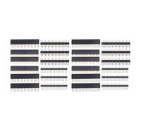 24PCS 40 Pin GPIO Header Kit 20X2 Pin Angolo Retto GPIO Header Presa per Raspberry Pi Zero / 4B / 3B + / 3B / 3A +