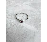 24pcs Anello Pietra Zodiacale Specchio Lucido Acciaio Inox Moda Gioielli -