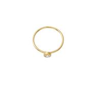 24pcs Anello Pietra Zodiacale Specchio Lucido Acciaio Inox Moda Gioielli -