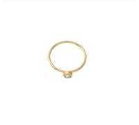 24pcs Anello Pietra Zodiacale Specchio Lucido Acciaio Inox Moda Gioielli -