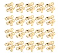 24Pcs Antique Style Box Catch Hasp Durable Iron Hook Lock for DIY