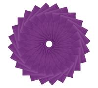 24Pcs Bandane 21\"x21\" Grandi Monocolore per Head Bandannas Viola Scuro