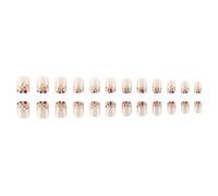 24pcs Breve Piazza Comodo Stick on San Valentino Accessori Manicure per la Decorazione del Partito