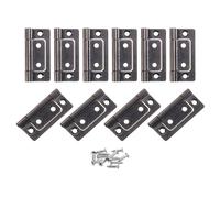 24Pcs Cerniere Porta 2x1 Pollici Senza Scasso Silenziose per Placcatura Rame