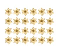 24pcs Christmas Lifeelike Flower Prop dell'albero di Natale Arrivo di layout