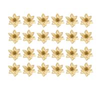 24pcs Christmas Lifeelike Flower Prop dell'albero di Natale Arrivo di layout