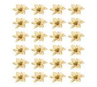 24pcs Christmas Lifeelike Flower Prop dell'albero di Natale Arrivo di layout