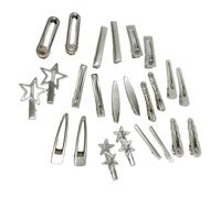 24Pcs Cinque Punta Stella Clip Dei Capelli Set Stile Coreano 2000 Hairpin Alla Moda Ornamento Dei Capelli Styling Clip Decorativa