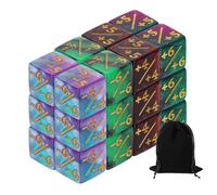 24Pcs Dadi Magici Contatori, Set D6 per Tokens Acrilici, 4 Colori