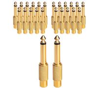 24PCS Femmina 6.5mm A 6.35mm Mono Plug Connettore Audio Set Kit B9T52016