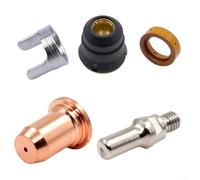 24Pcs Hafnio Copper Plasma Ugello Elettrodo 52582 51313 1 0 PT60 PT40 IPT40 IPT60 Per Saldatura Torcia Stabile E Prestazioni Affidabili
