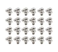 24pcs M6 x 1 90 Degree Angle Nickel Plated Grease Nipple Fitting for Car