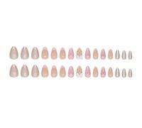 24Pcs Nuvola Dolce Stella Luna Unghie Acriliche Press on Mandorla Indossabile Full Cover Tipo Unghie Finte Unghie 8 Unghie di bellezza Unghie finte unghie in - Copertura impermeabile opaca, & Donne