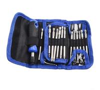 24pcs per Lungo Chrome Bit Set Avere Cacciavite A Sgancio Rapido Titolare Magnetico Vanadio Punte 100mm Manuale/Elettrico Cacciaviti