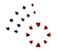 24Pcs Piazza Unghie Finte Premere Su Unghie Artificiali Unghie Finte Colle Su Unghie Valentine Disegni