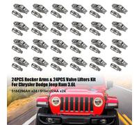 24PCS Rocker Arms & 24PCS Valve Lifters Kit Per Chrysler Dodge Jeep Ram 3.6L Y1