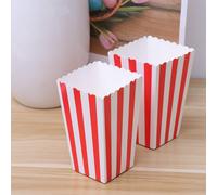 24pcs scatole per popcorn contenitori contenitori cartoni sacchetti di carta