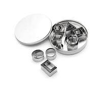 24PCS Set di formine per biscotti di base Tagliatelle per frutta e verdura Piccoli accessori da cucina