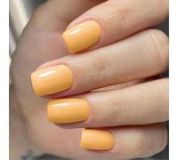 24pcs Square Press Su Unghie Acriliche Lucide Copertura Completa Manicure Artificiale Decorazione Per Nozze Nail Art
