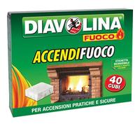 24PZ ACCENDIFUOCO DIAVOLINA FUOCO CUBETTI 40