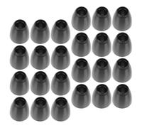 24Pz Accessori Auricolari Silicone Nero Universali Per Clinica E Casa