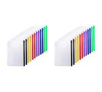 24PZ Binder Tasche A5 Dimensioni 6 Fori Zipper Binder Pouch Folders per 6- 8373