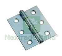 24PZ CERNIERE MEZZE LARGHE PESANTI PERNO SFILABILE ART.840 4" MM.100X70X1,8: