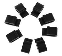 24Pz Clip Protettrici in Silicone Nero Per Coperchi, Cucina