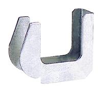 24PZ GANCIO UNIFICATO PER SCAFFALATURA in lamiera zincata