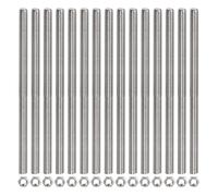 24pz M6x200mm Completamente Filettata Asta con 24pz Dadi Esagonali,1mm