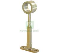 24PZ REGGITUBO CENTRALE REGOLABILE X TUBO TONDO IN OTTONE MM.18: